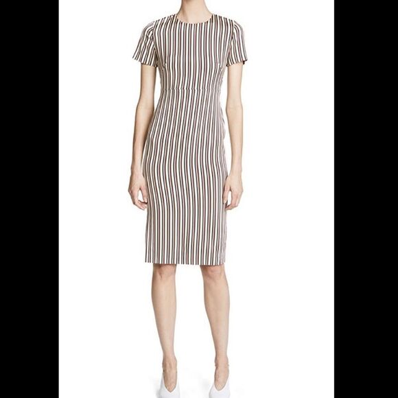 Diane Von Furstenberg “Paxton” midi striped Dress size 2 - Picture 1 of 10